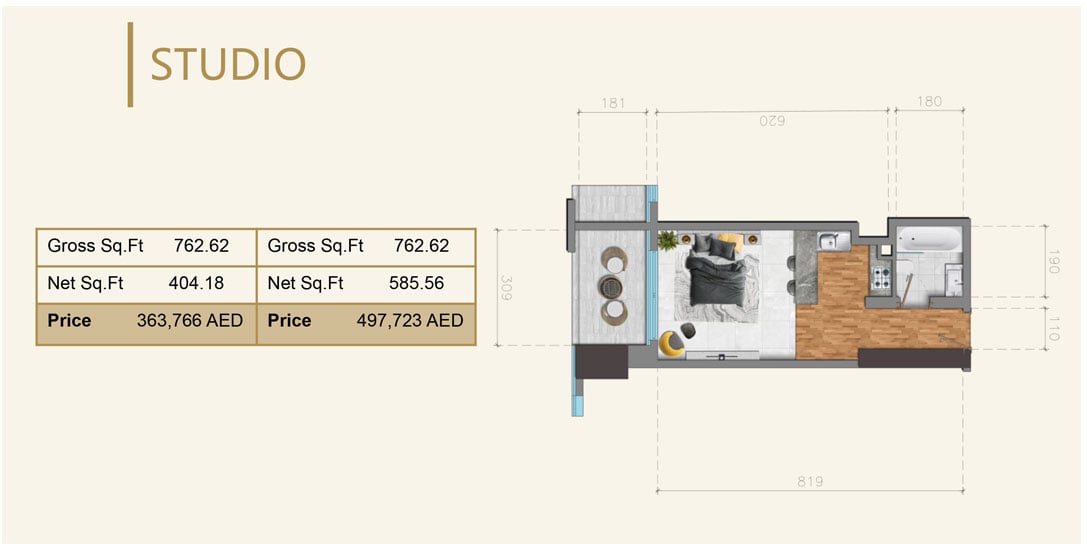 The V Tower floor plan 1