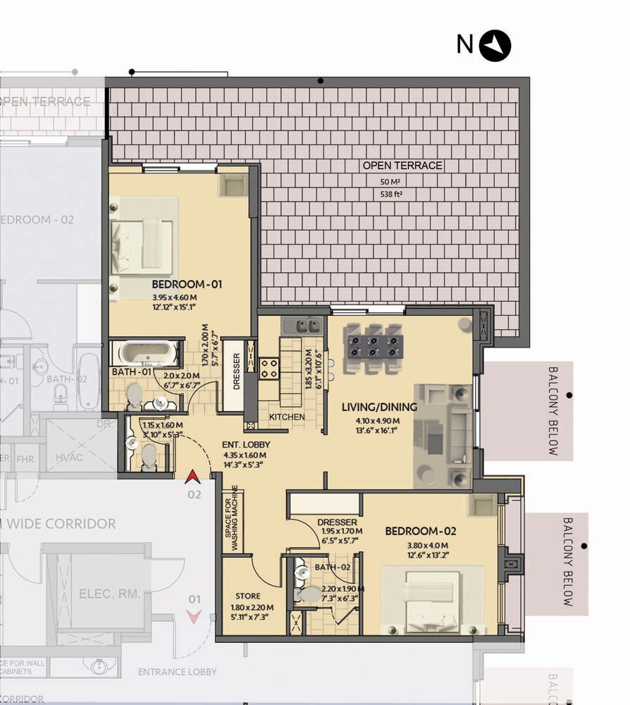 Eagle Heights floor plan 3