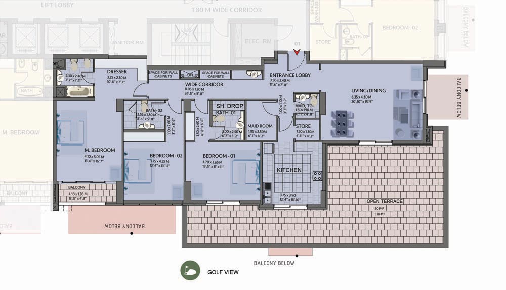 Eagle Heights floor plan 4