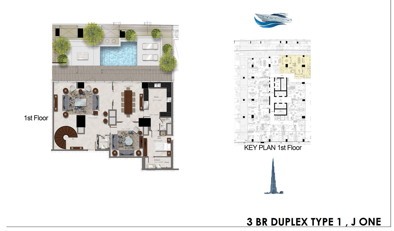 J One Tower floor plan 4