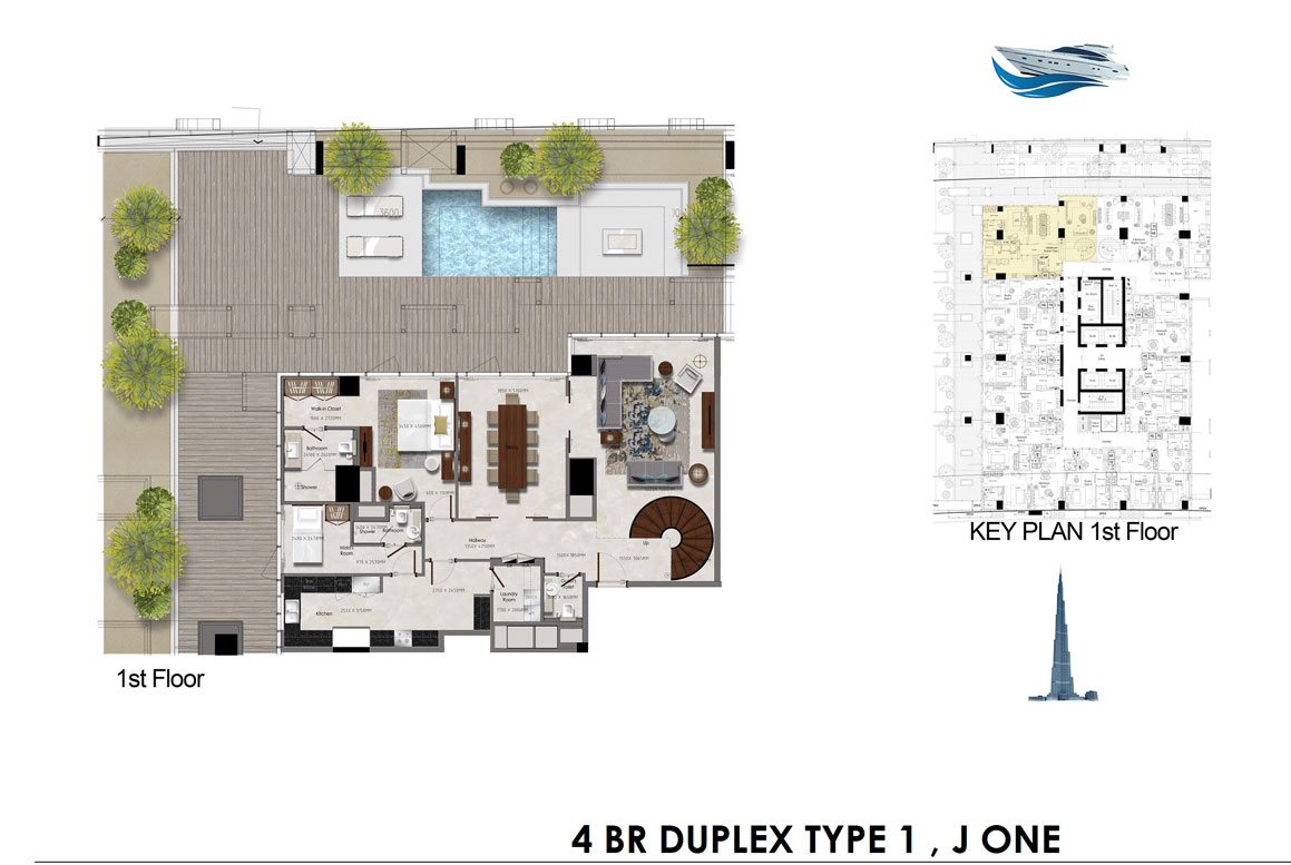 J One Tower floor plan 5