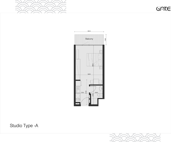 The Gate floor plan 1