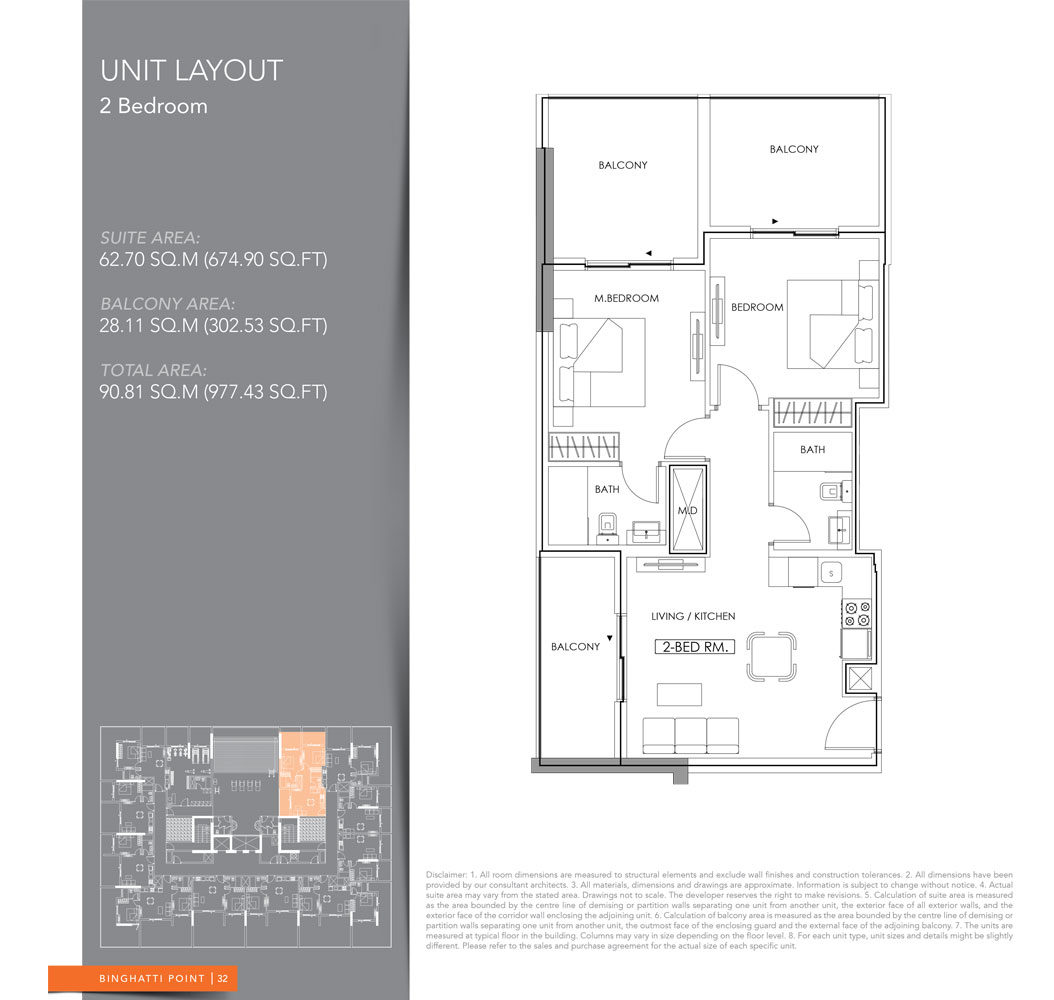 Binghatti Point floor plan 3