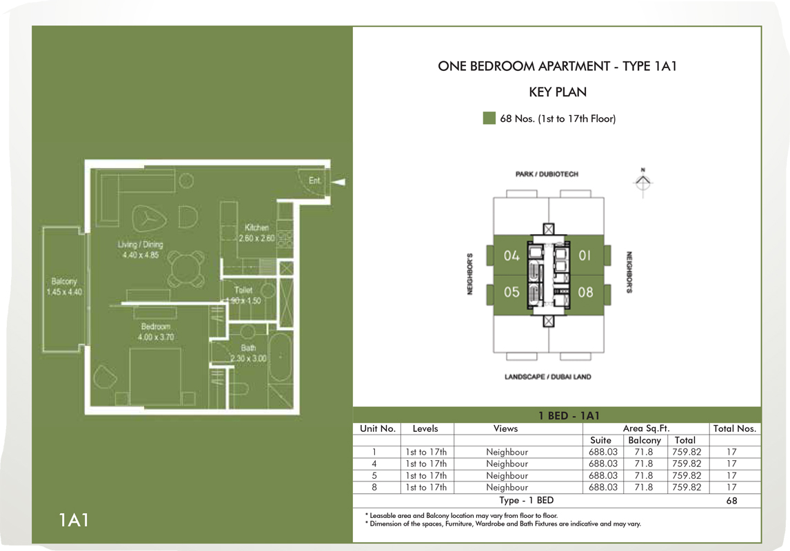 Mont Rose floor plan 1