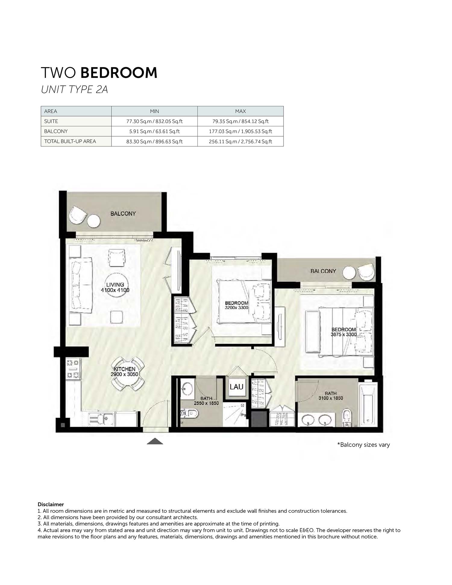 Rawda II Apartments floor plan 2