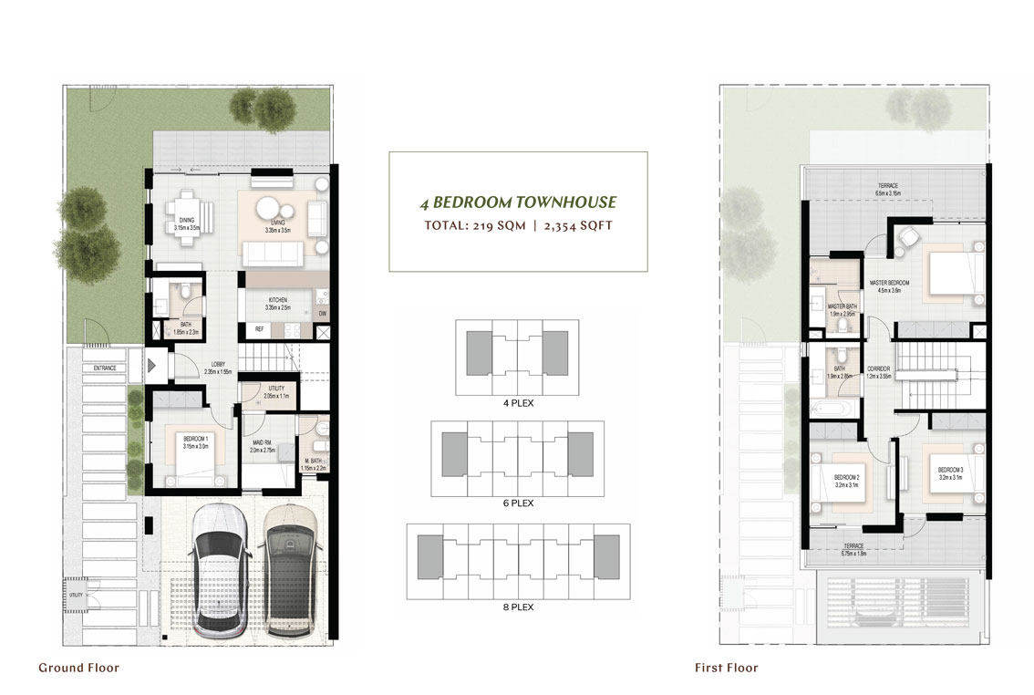 Elan Townhouses floor plan 2