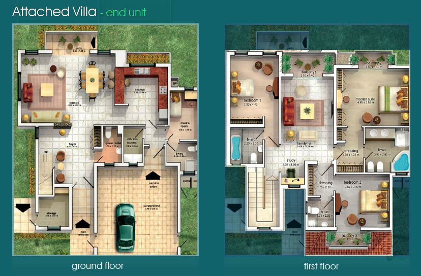 Gallery Villas floor plan 1