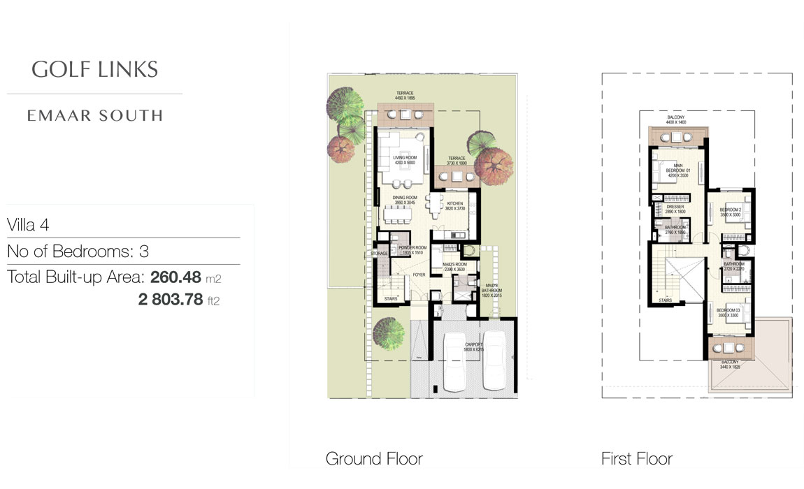 Golf Links Villas floor plan 1