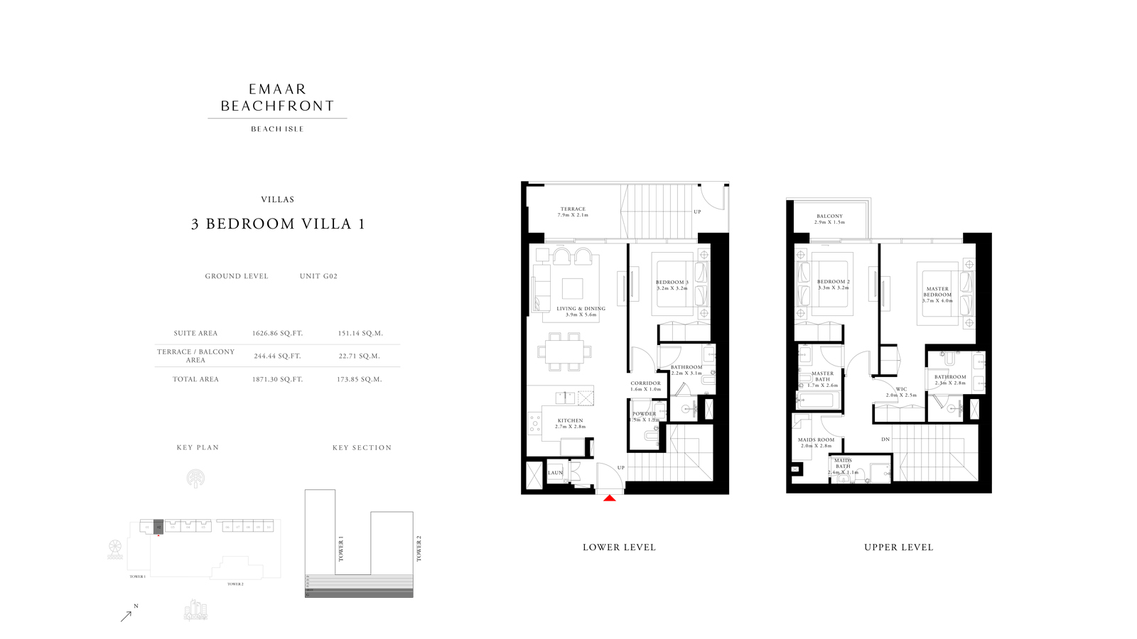 Beach Isle Villas floor plan 2