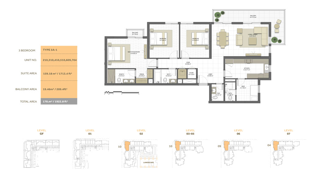 Maryam Gate Residences floor plan 4
