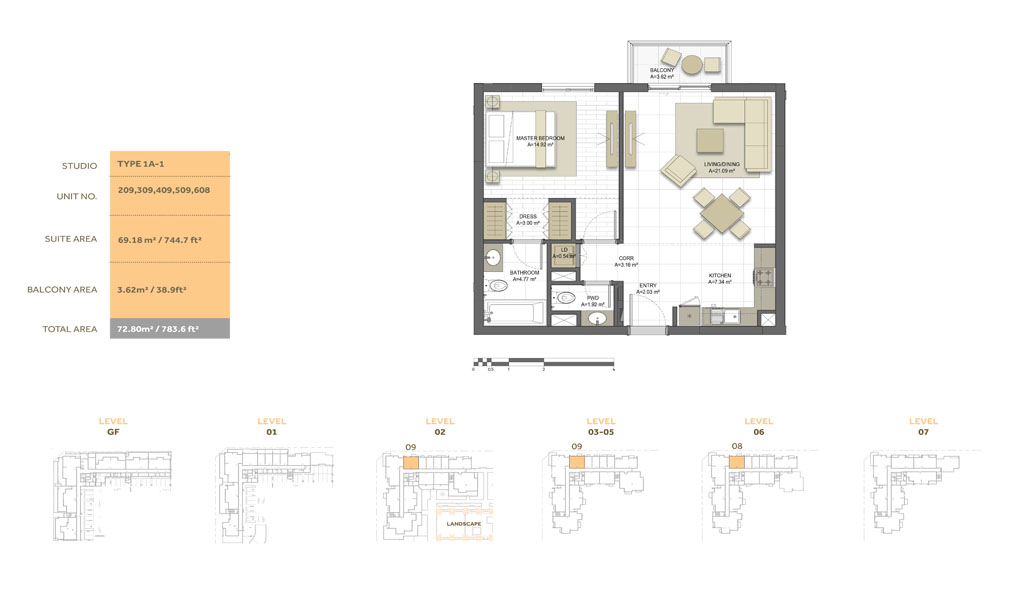 Maryam Gate Residences floor plan 1