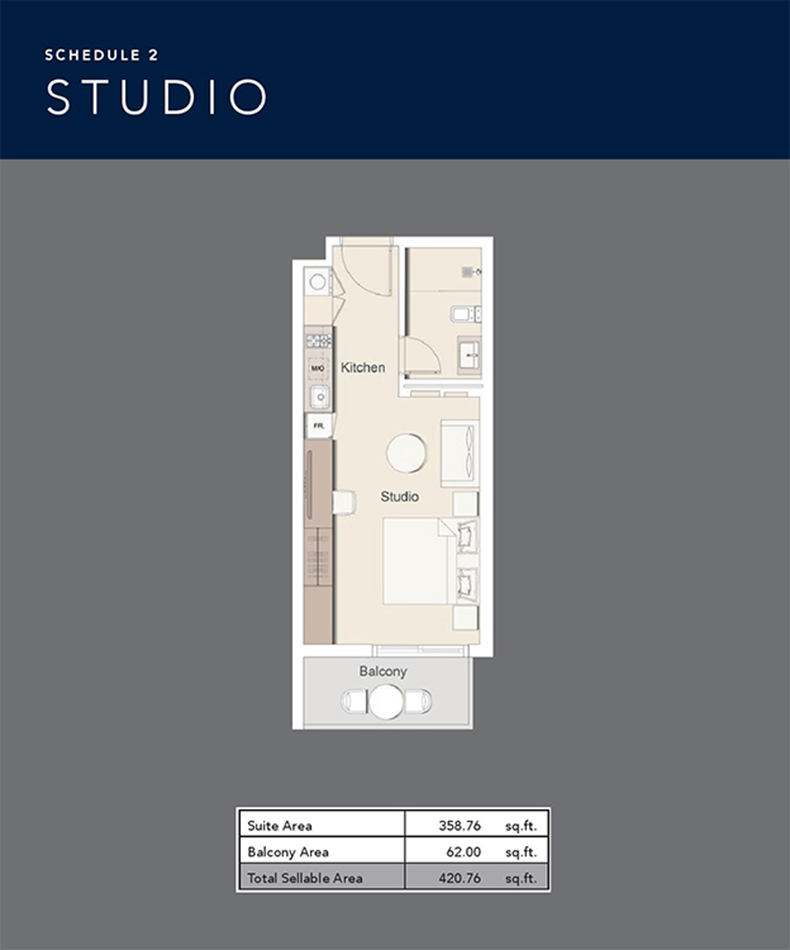 Ellington Belgravia 3 floor plan 1