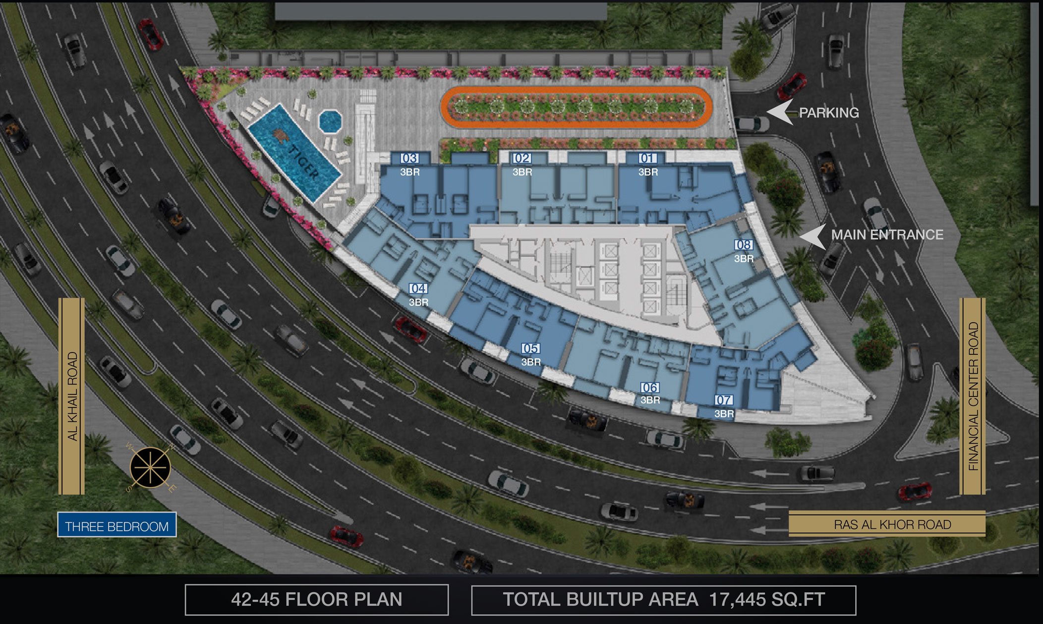 Nobles Tower floor plan 3