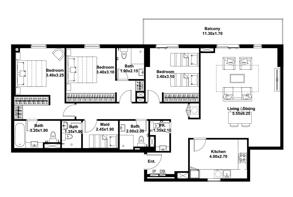 Midtown Noor floor plan 4