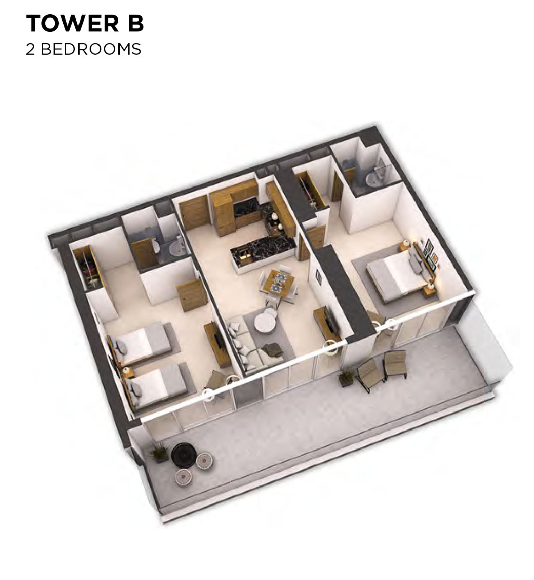 Aykon City Tower B floor plan 4