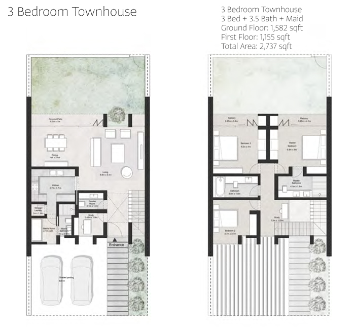 Anber Townhouses floor plan 2