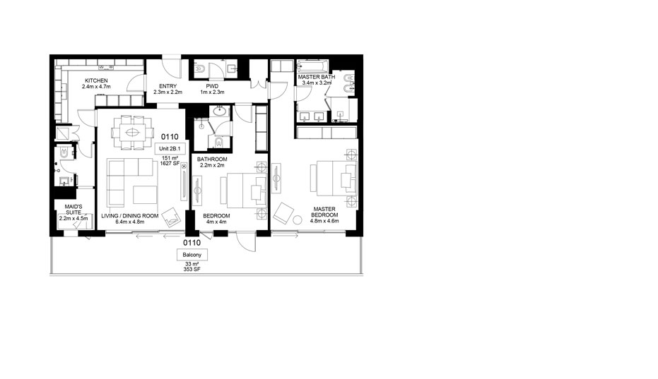 Mamsha Al Saadiyat floor plan 2