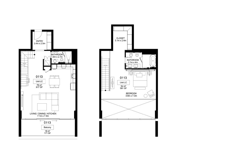 Mamsha Al Saadiyat floor plan 1
