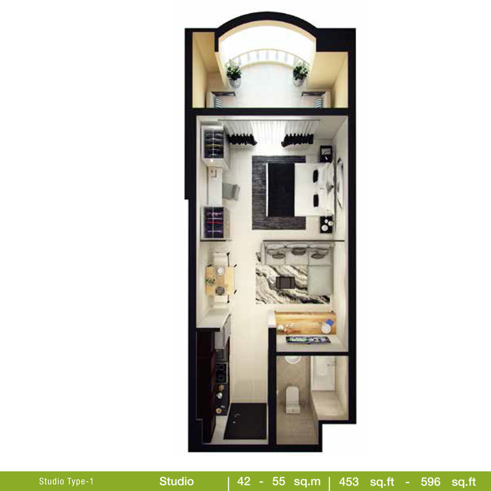 Royal Breeze Residence floor plan 1
