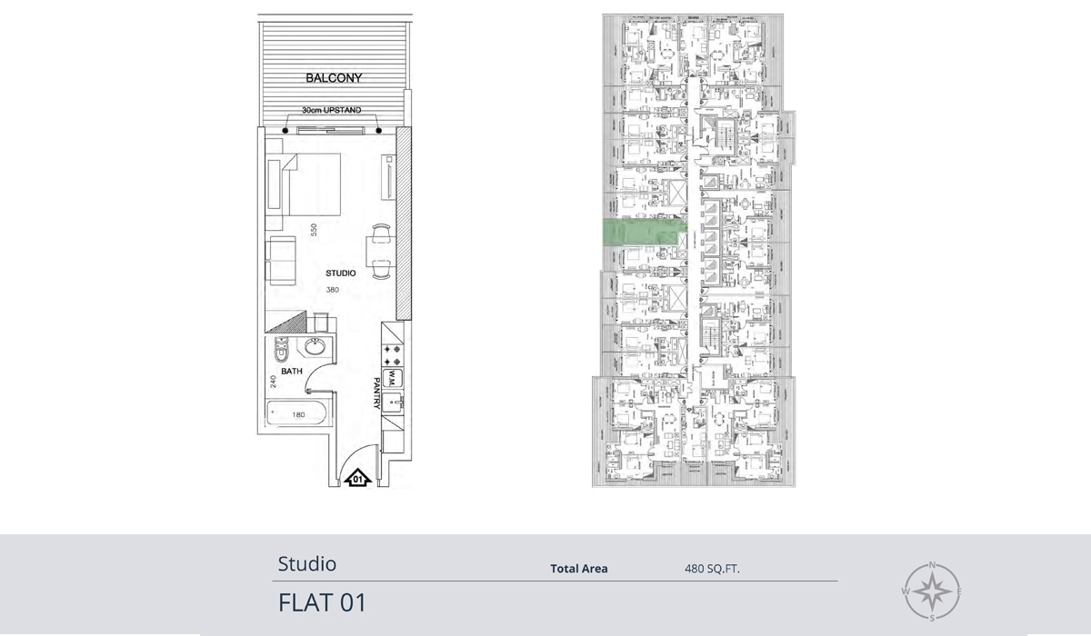 Elite Business Bay floor plan 2