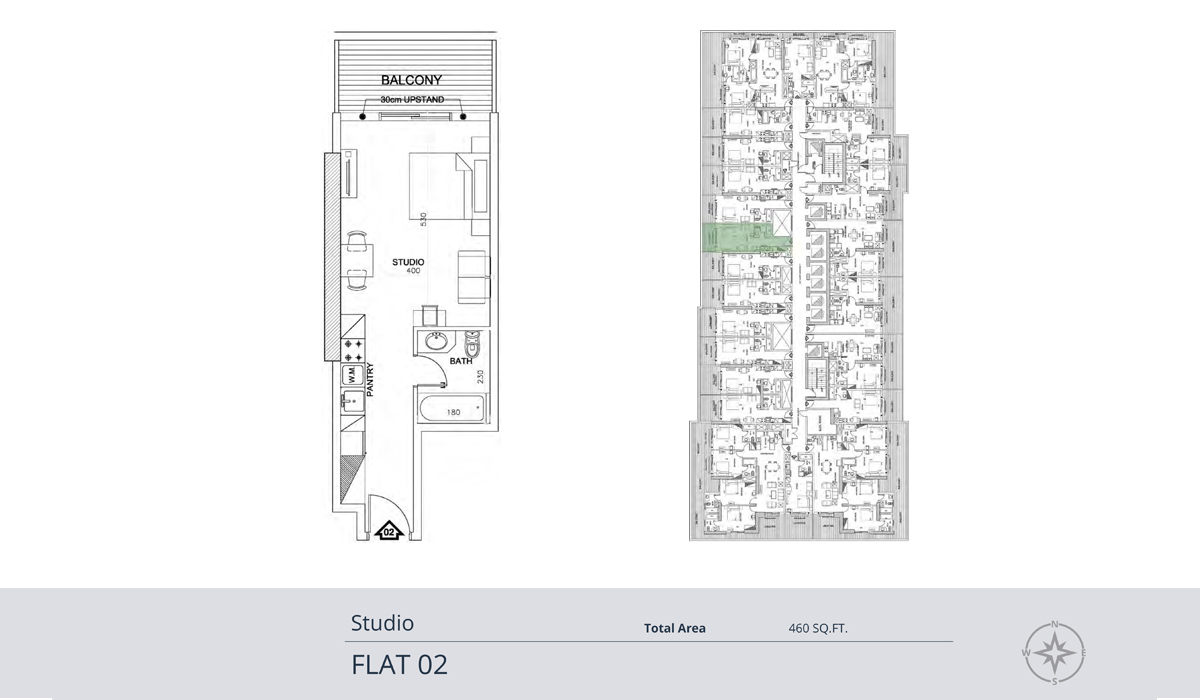Elite Business Bay floor plan 1