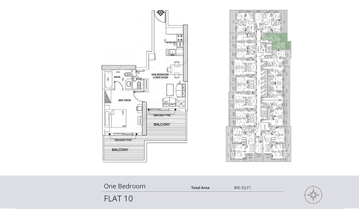 Elite Business Bay floor plan 3