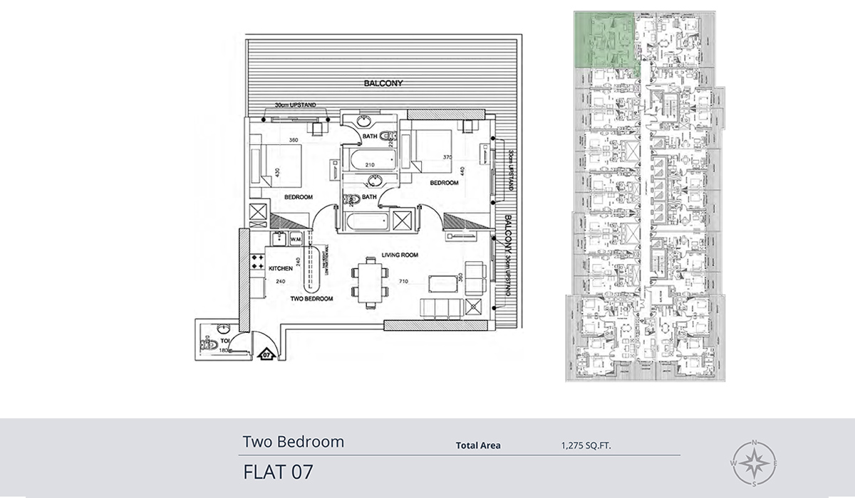 Elite Business Bay floor plan 4
