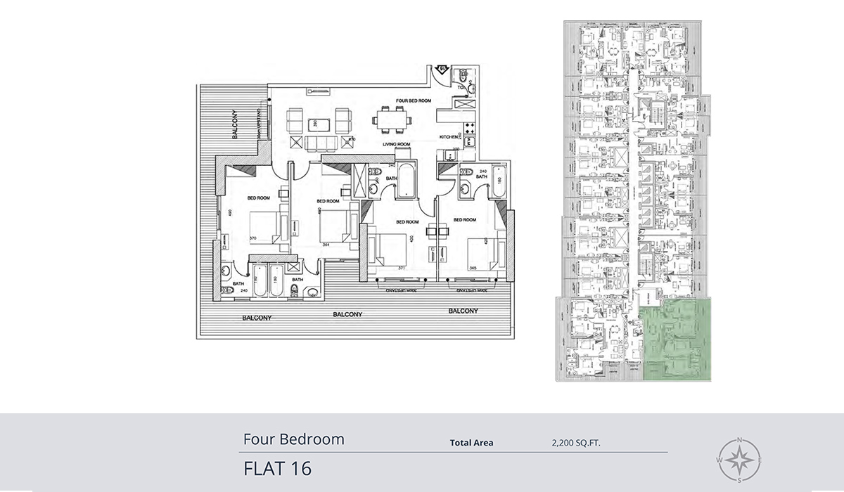 Elite Business Bay floor plan 5