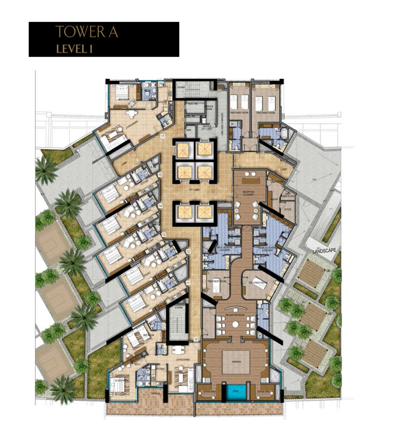 Damac Prive floor plan 2