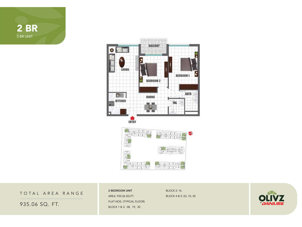 Olivz Residence floor plan 3