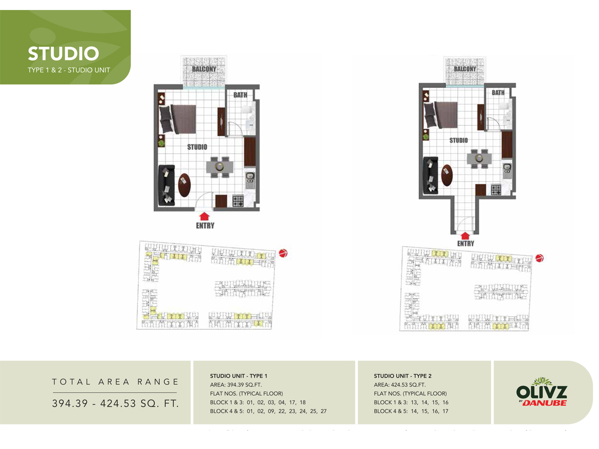 Olivz Residence floor plan 1