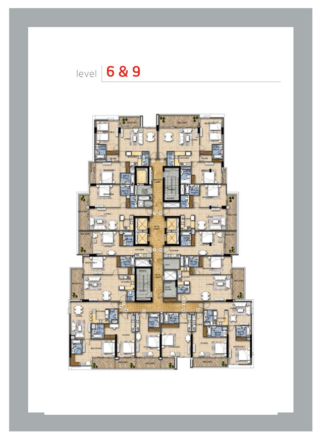 Avanti Apartments floor plan 1