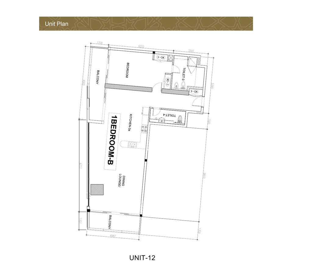 Lake View floor plan 1