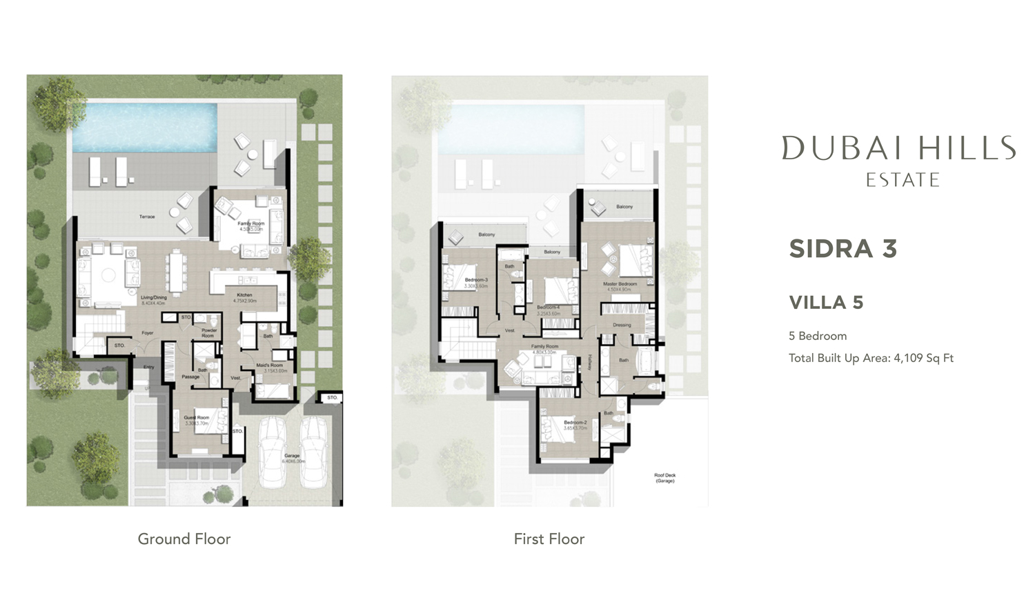 Sidra 3 Villas floor plan 3