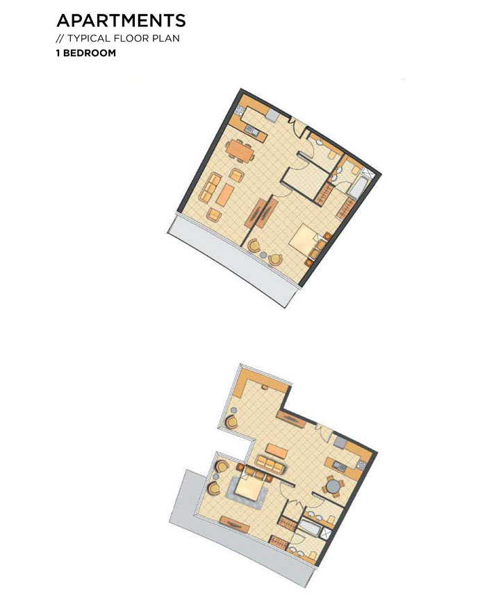 Damac Oceanscape floor plan 1