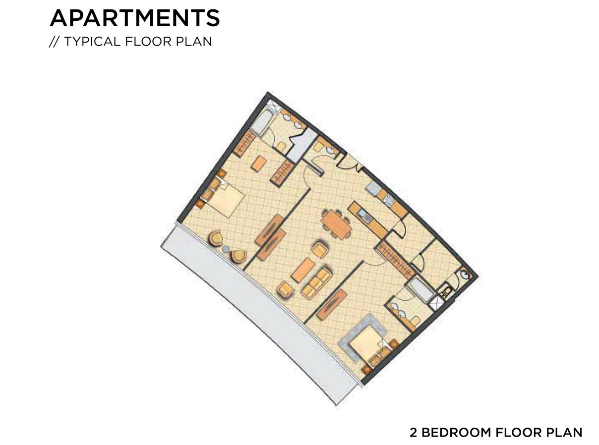 Damac Oceanscape floor plan 2