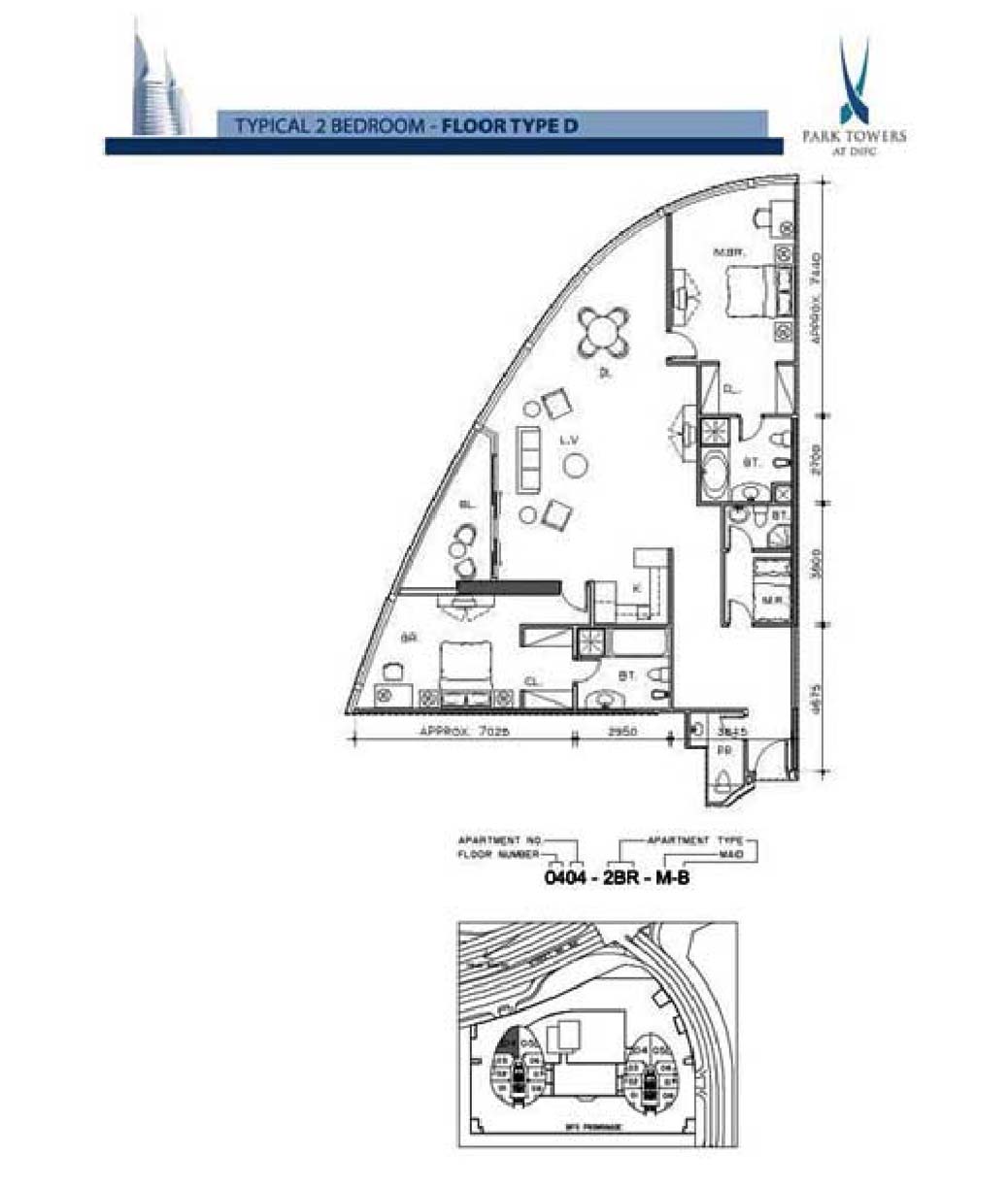 Park Towers floor plan 2