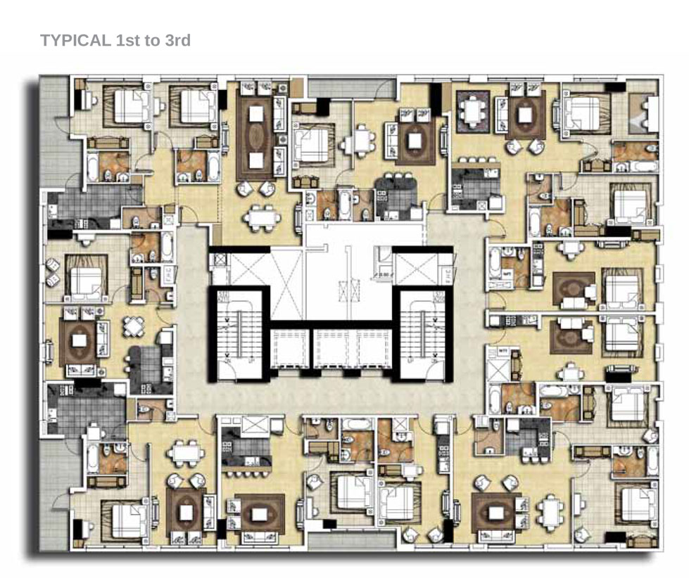 Park Central floor plan 1
