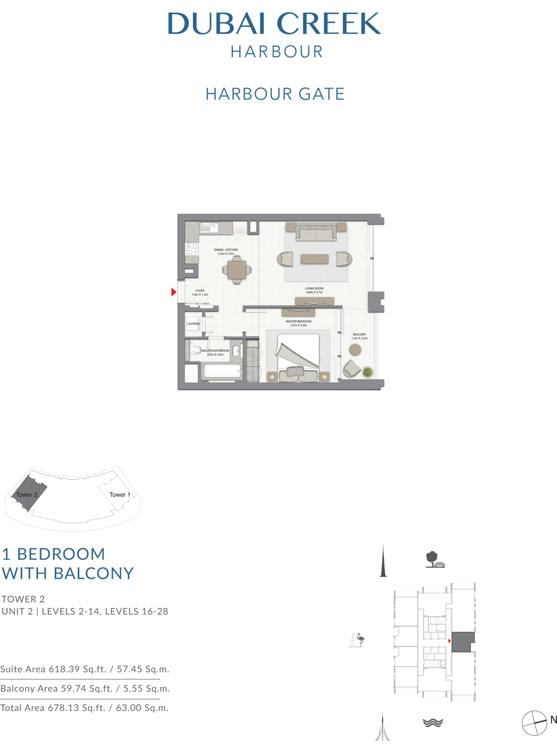 Harbour Gate Apartments floor plan 2