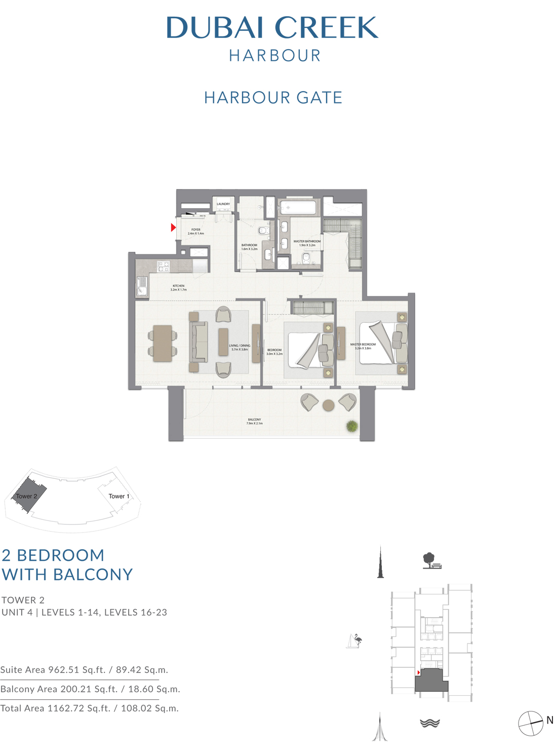 Harbour Gate Apartments floor plan 3