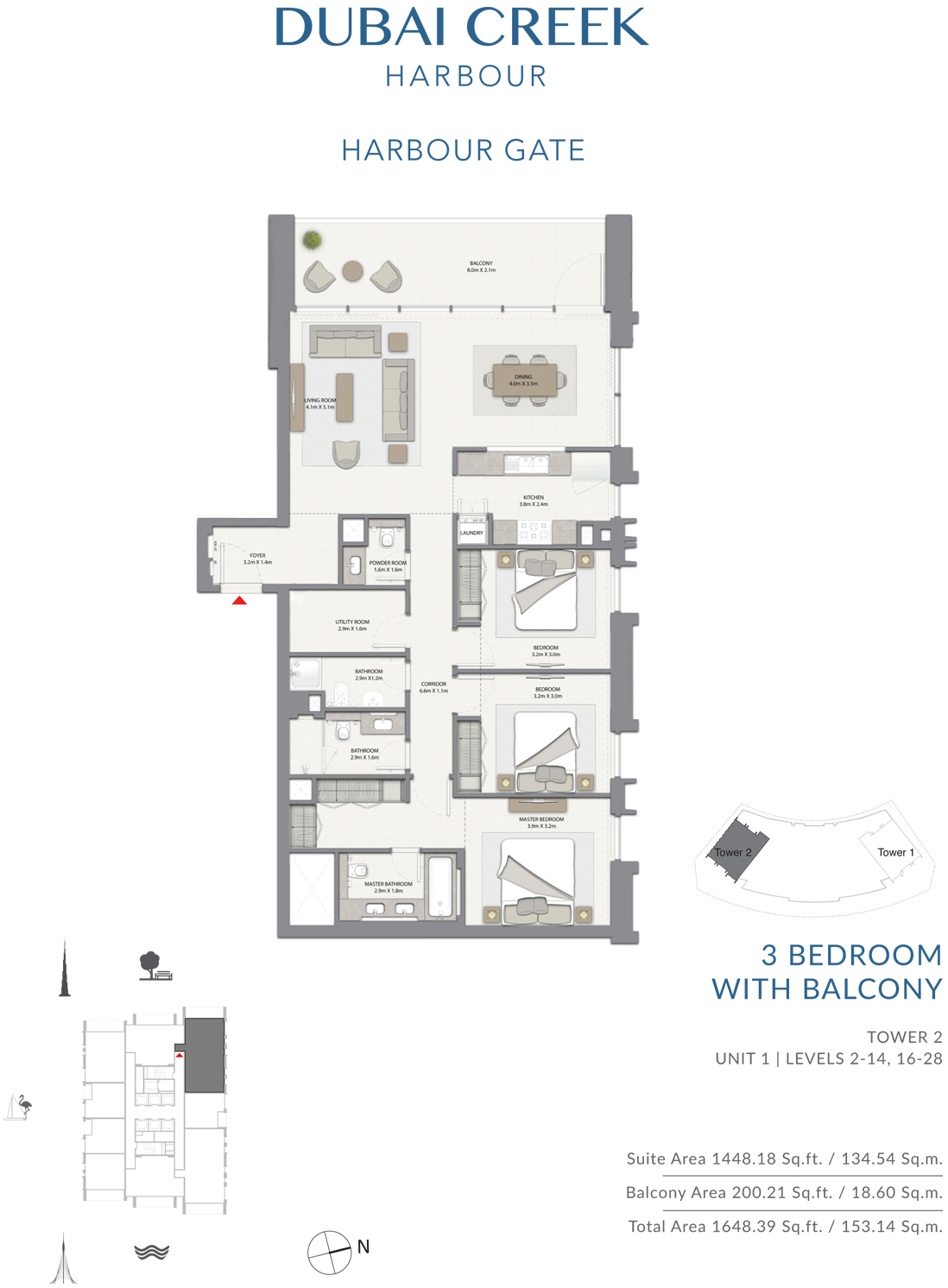 Harbour Gate Apartments floor plan 4