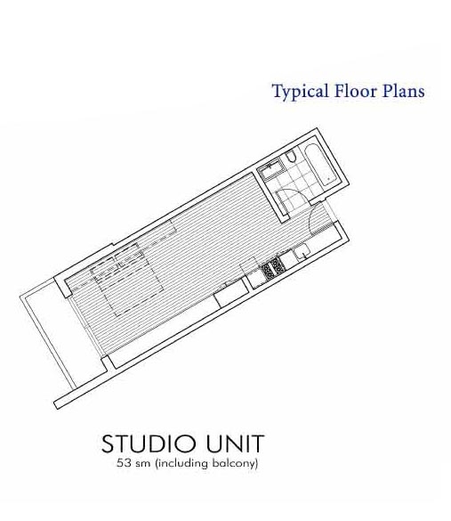 The Crescent floor plan 1
