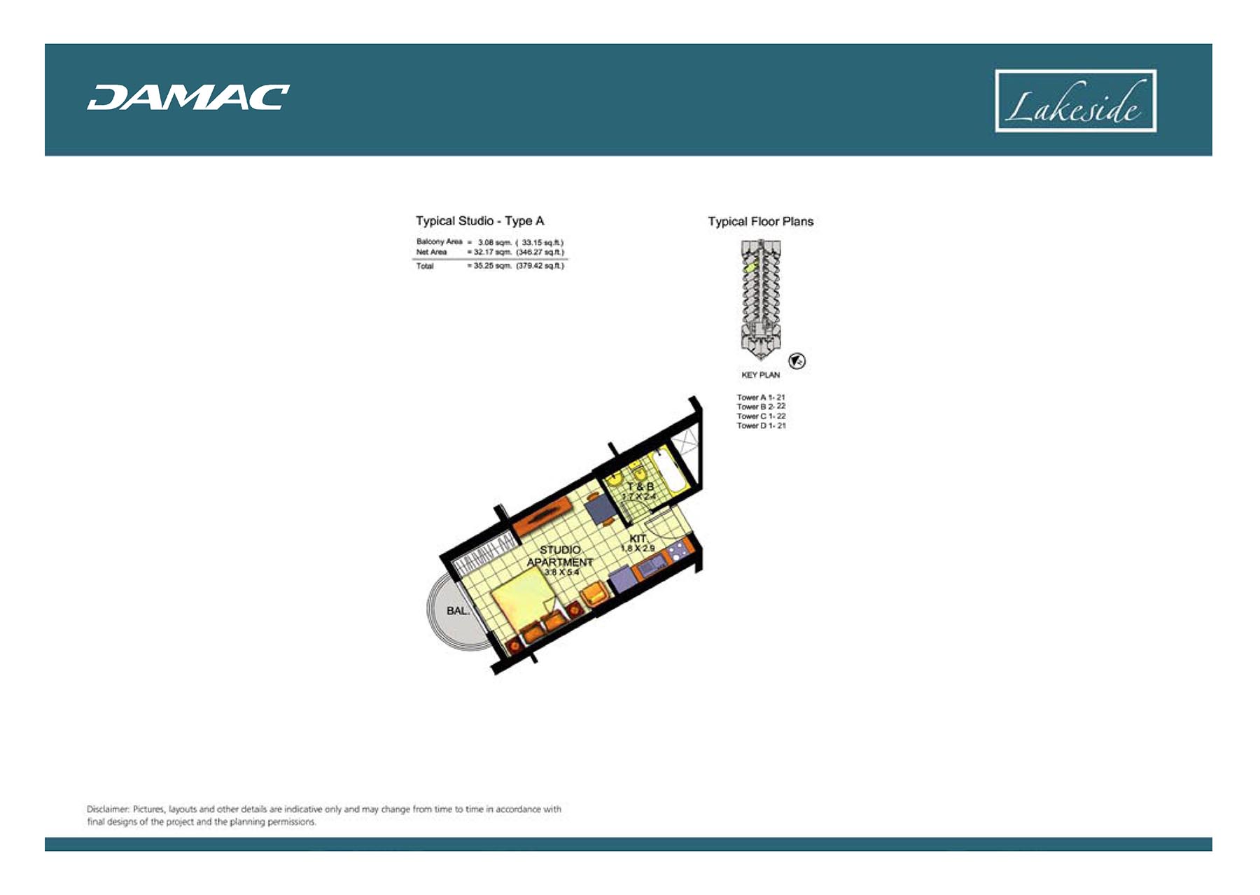 Lakeside floor plan 1