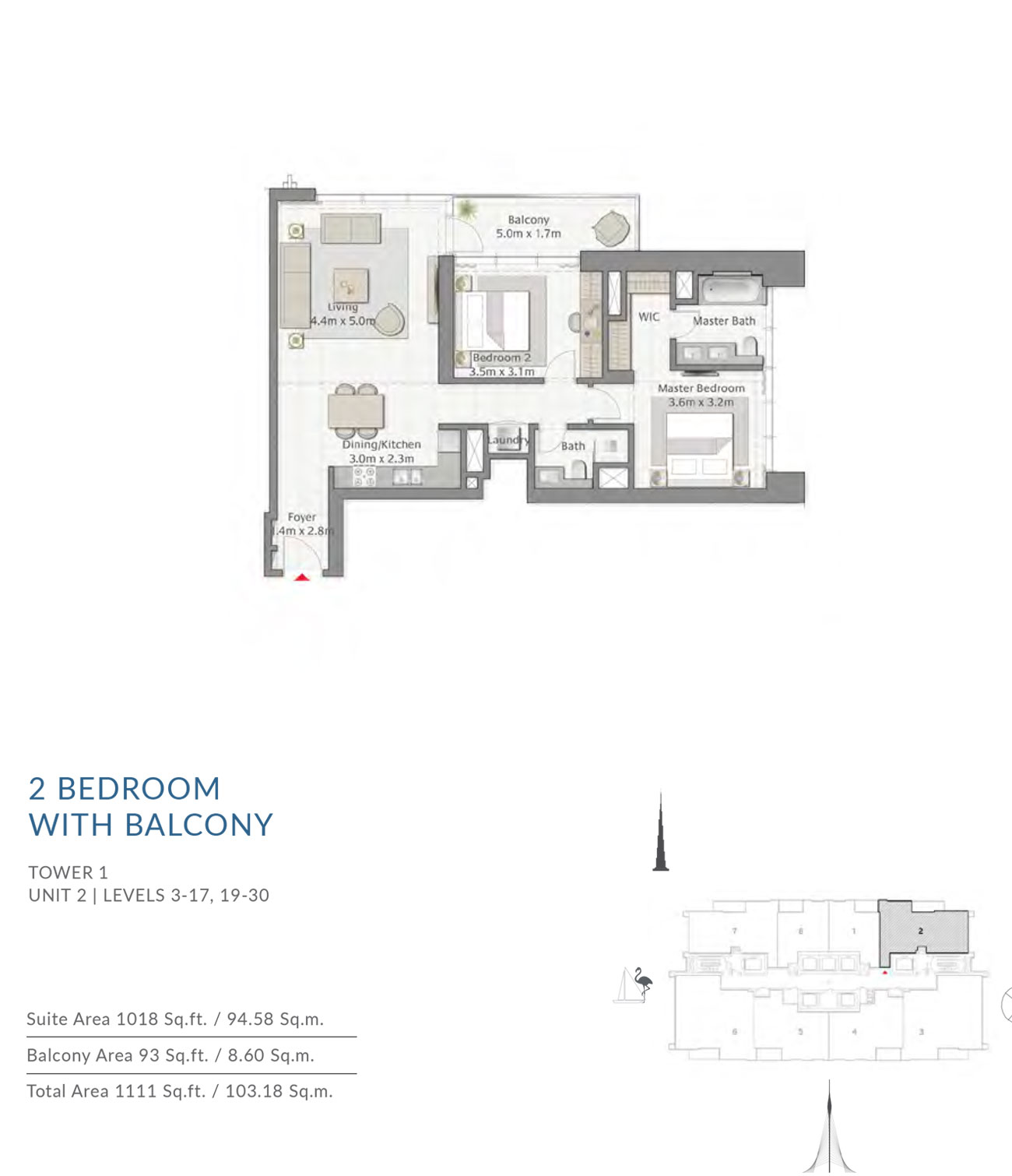 Creek Gate Apartments floor plan 2