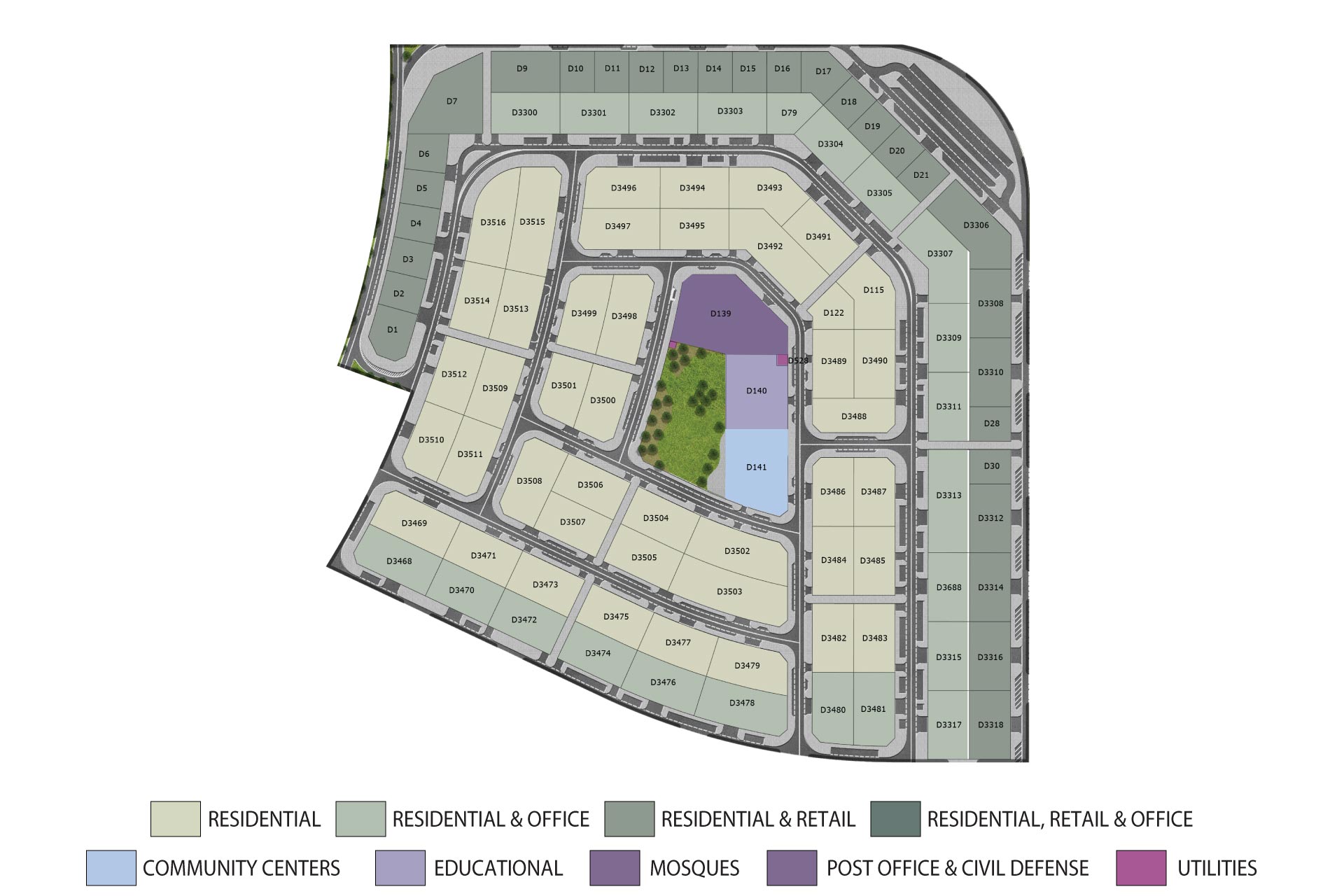 Morooj North Plots floor plan 2