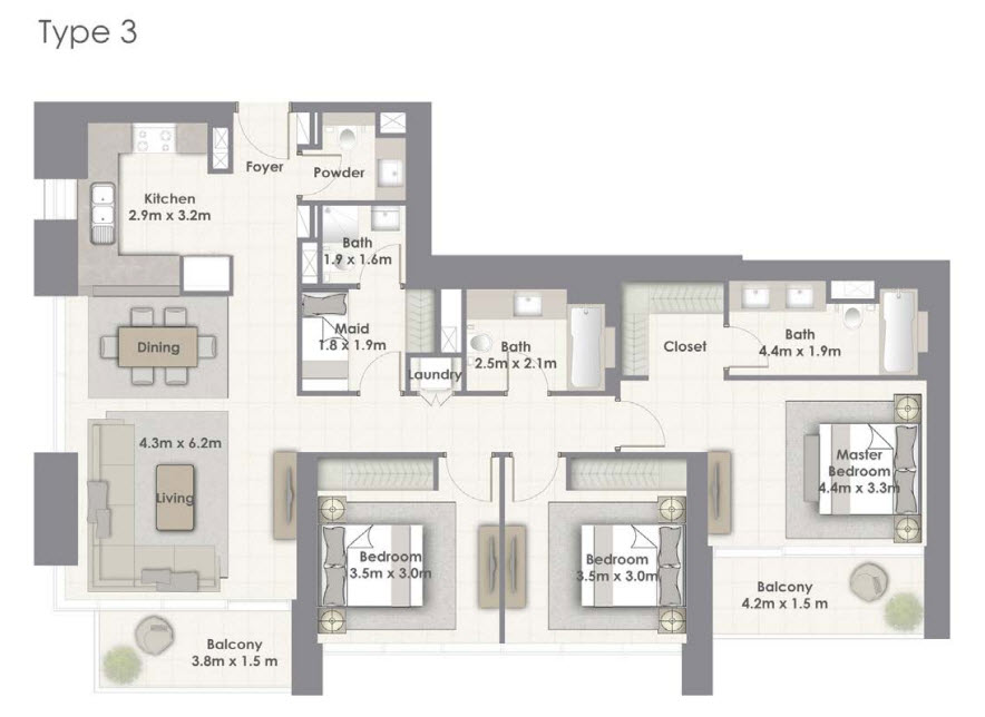 Creekside 18 floor plan 4