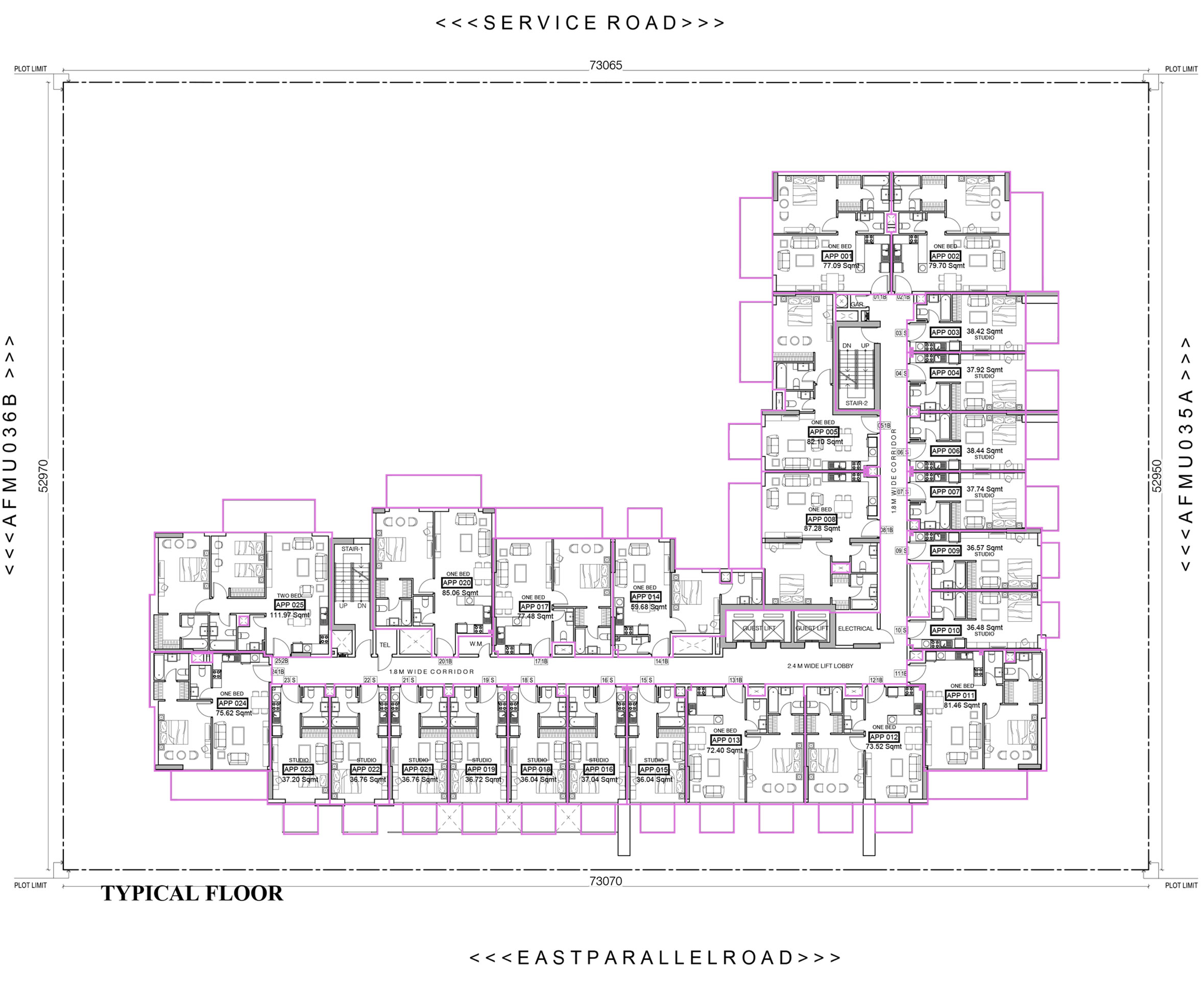 AZIZI FARISHTA floor plan 1