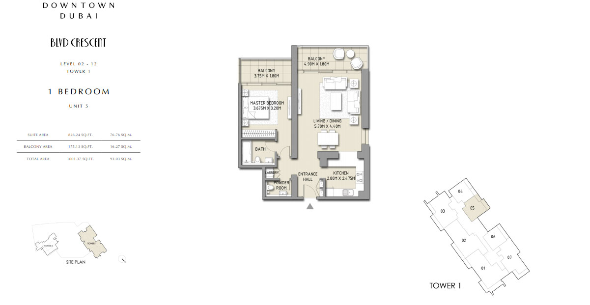 BLVD Crescent floor plan 1