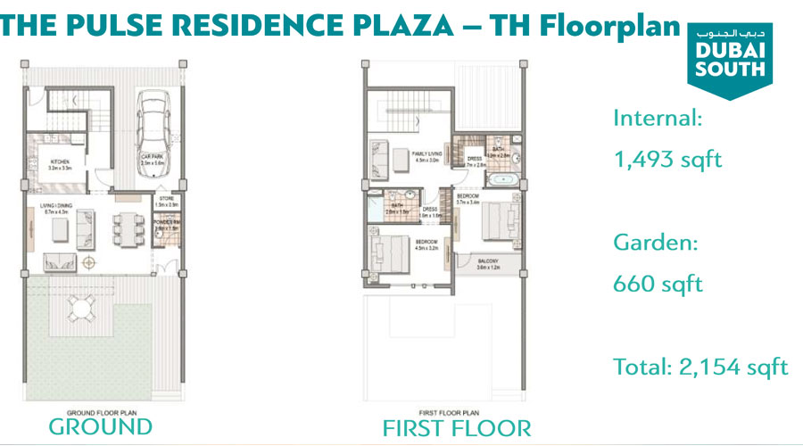 The Pulse floor plan 1