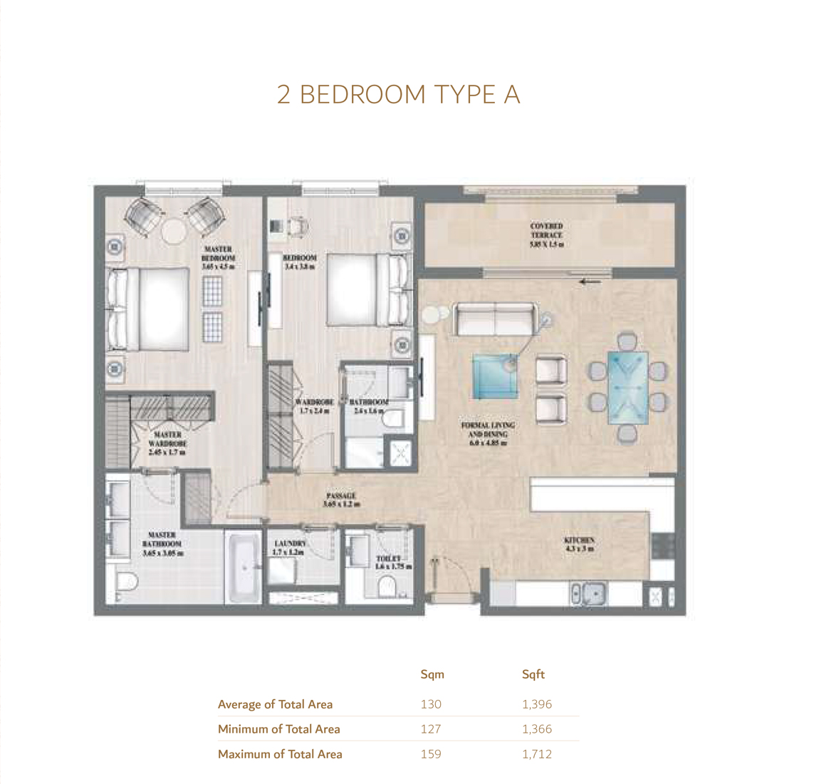 Alandalus Tower D floor plan 3
